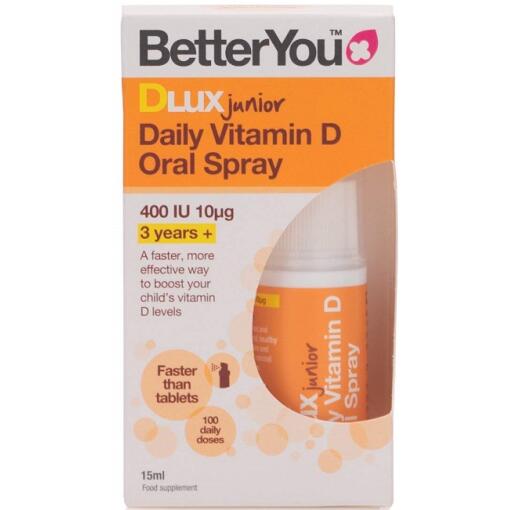 BetterYou - DLux Junior Daily Vitamin D Oral Spray - 15 ml.