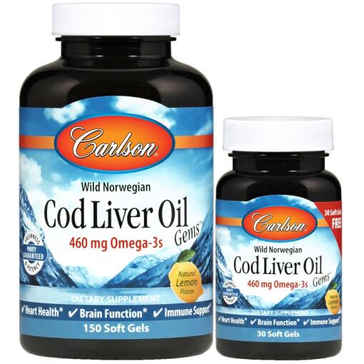 Carlson Labs - Wild Norwegian Cod Liver Oil Gems