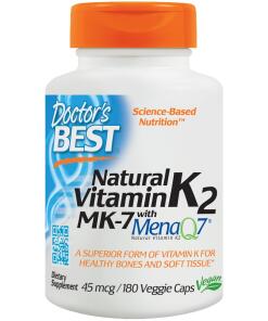 Doctor's Best - Natural Vitamin K2 MK7 with MenaQ7