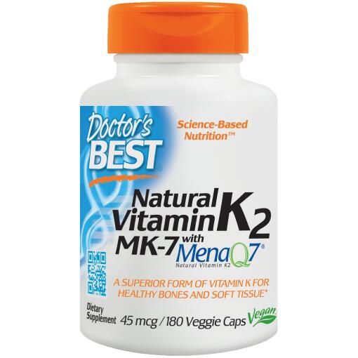 Doctor's Best - Natural Vitamin K2 MK7 with MenaQ7