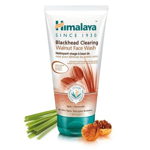 Himalaya - Blackhead Clearing Walnut Face Wash - 150 ml.