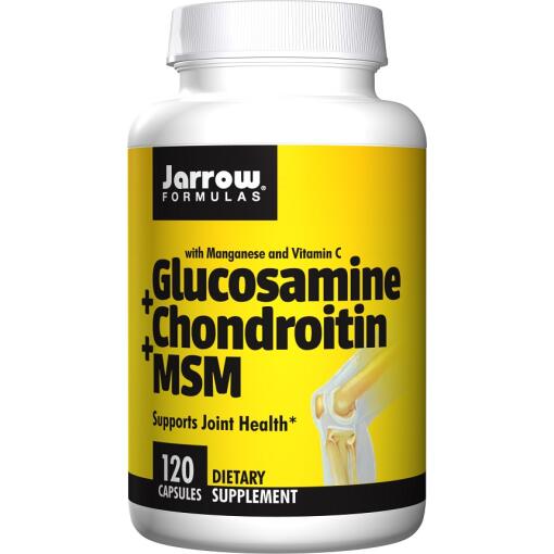 Jarrow Formulas - Glucosamine + Chondroitin + MSM - 120 caps