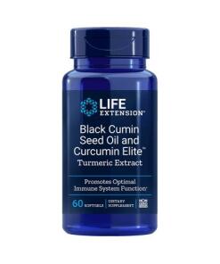 Life Extension - Black Cumin Seed Oil and Curcumin Elite Turmeric Extract - 60 softgels