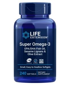 Life Extension - Super Omega-3 EPA/DHA with Sesame Lignans & Olive Extract - 240 softgels