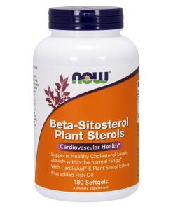 NOW Foods - Beta-Sitosterol Plant Sterols - 180 softgels