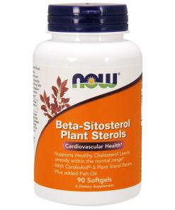 NOW Foods - Beta-Sitosterol Plant Sterols - 90 softgels