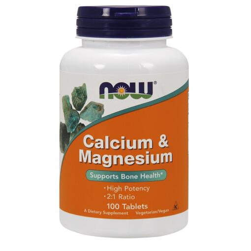 NOW Foods - Calcium & Magnesium - 100 tablets