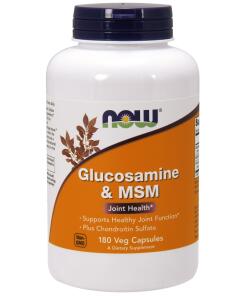 NOW Foods - Glucosamine & MSM - 180 vcaps