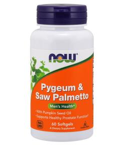 NOW Foods - Pygeum & Saw Palmetto - 60 softgels