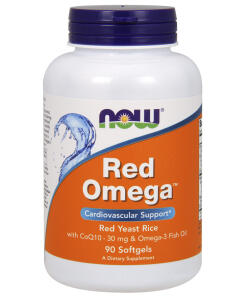 NOW Foods - Red Omega (Red Yeast Rice) - 90 softgels