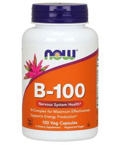 NOW Foods - Vitamin B-100 - 100 vcaps