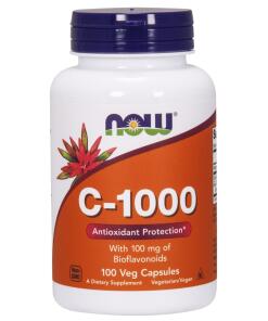 NOW Foods - Vitamin C-1000 with 100mg Bioflavonoids - 100 vcaps