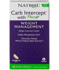 Natrol - Carb Intercept with Phase 2 - 120 vcaps