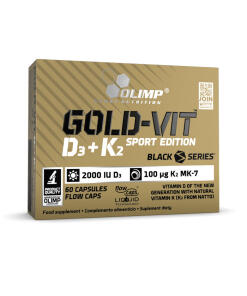 Olimp Nutrition - Gold Vit D3 + K2 Sport Edition - 60 caps