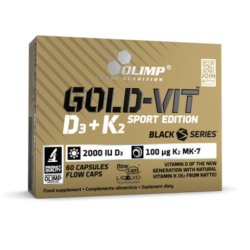 Olimp Nutrition - Gold Vit D3 + K2 Sport Edition - 60 caps