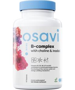 Osavi - B-Complex with Choline & Inositol - 120 vegan caps