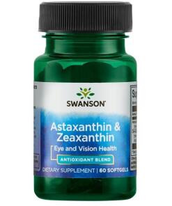 Swanson - Astaxanthin & Zeaxanthin - 60 softgels