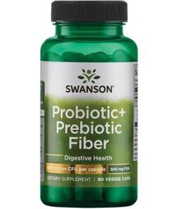 Swanson - Probiotic+ Prebiotic Fiber - 60 vcaps