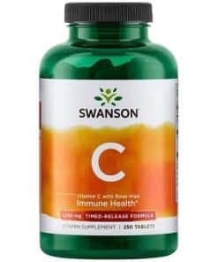 Swanson - Vitamin C with Rose Hips Extract - Timed-Release