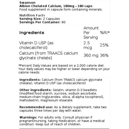 Albion Chelated Calcium