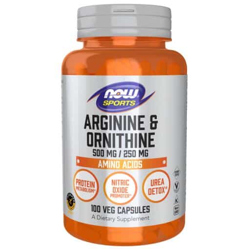 Arginine & Ornithine 500 mg / 250 mg Veg Capsules