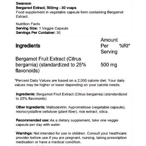 Bergamot Extract