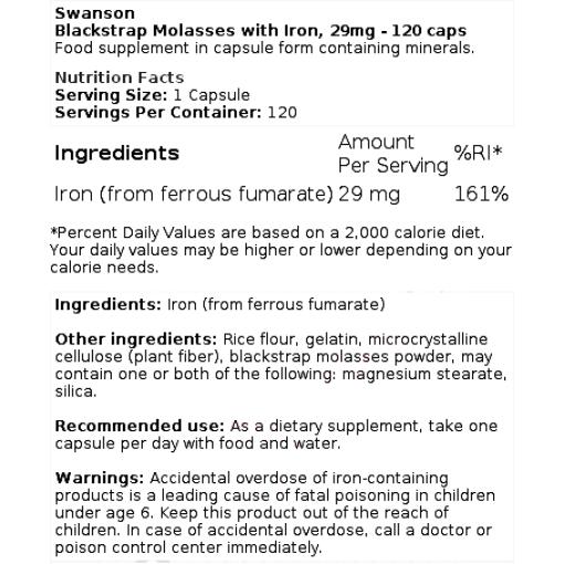 Blackstrap Molasses with Iron