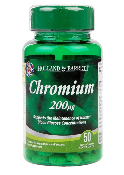 Holland & Barrett - Chromium, 200mcg - 50 tablets