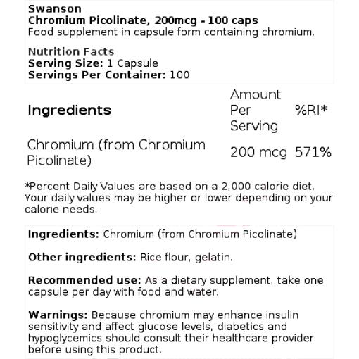 Chromium Picolinate