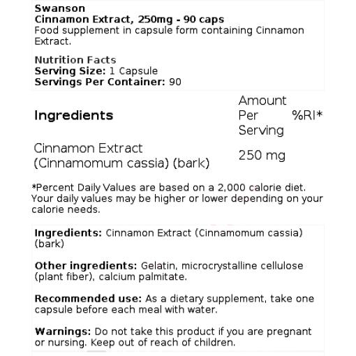 Cinnamon Extract