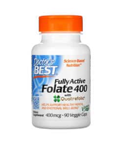 Doctor's Best Fully Active Folate 400 with Quatrefolic