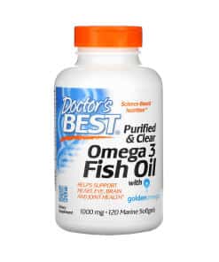 Doctor's Best Purified & Clear Omega 3 Fish Oil with Goldenomega