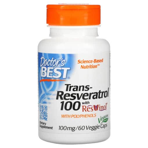 Doctor's Best Trans-Resveratrol 100 with ResVinol