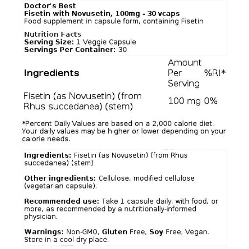 Fisetin with Novusetin