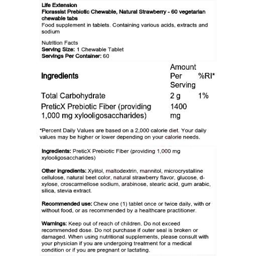 Florassist Prebiotic Chewable