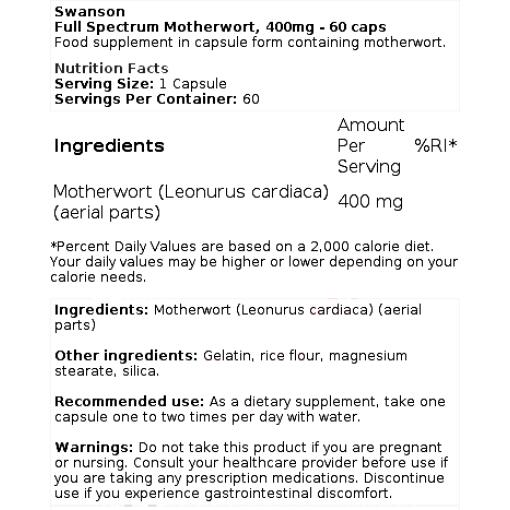 Full Spectrum Motherwort