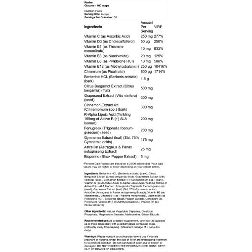 Glucose - 180 vcaps