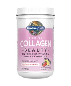 Grass Fed Collagen Beauty Strawberry Lemonade 9.52oz (270g) Powder