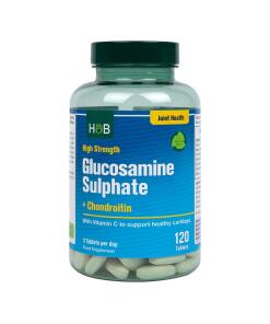 Holland & Barrett High Strength Glucosamine Sulphate & Chondroitin 1100mg 120 Tablets