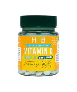 Holland & Barrett Vitamin D3 1000 I.U. 25ug 90 Tablets