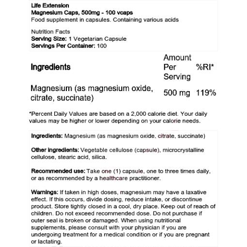 Magnesium Caps