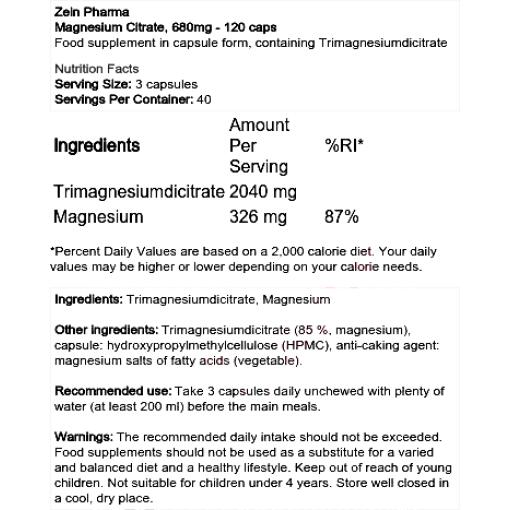 Magnesium Citrate