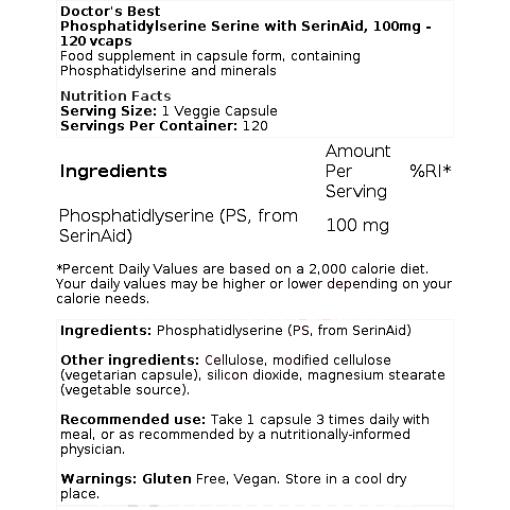 Phosphatidylserine Serine with SerinAid