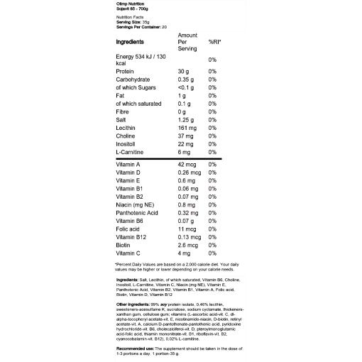 Soy white 85 - 700 grams