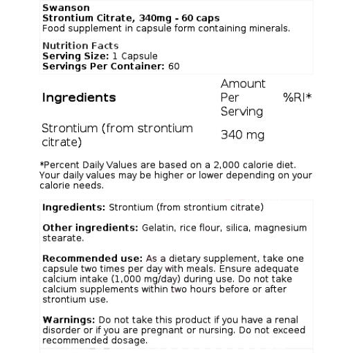 Strontium Citrate