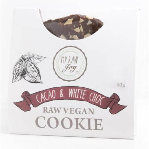 Cookie Organic Cacao & White Chocolate My raw joy