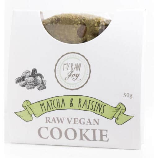 Cookie Organic Matcha & Raisins My raw joy