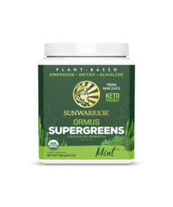 Organic Mint Ormus Greens 450 g Sunwarrior