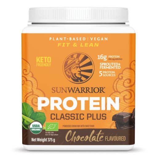 Organic Protein Plus Chocolate 375 g Sunwarrior