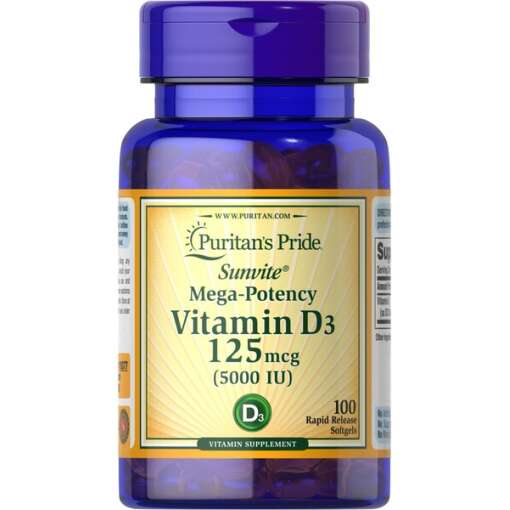 Puritan's Pride - Mega-Potency Vitamin D3